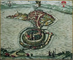 Ratzeburg, gez. von Gerdt Hane, 1588, Kupferdruck