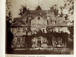 Herrenhaus auf dem Gut Horst, erbaut Anfang des 18. Jh.